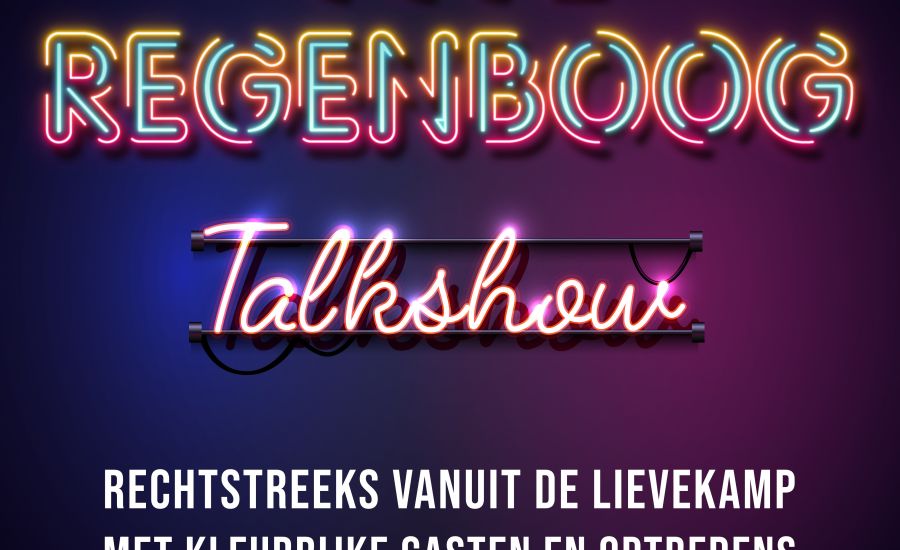 Osse regenboog talkshow live vanuit de Lievekamp
