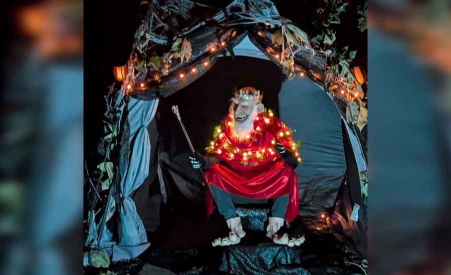 Bewoners Mettegeupel toveren tuin om tot sprookjesbos tijdens Halloween